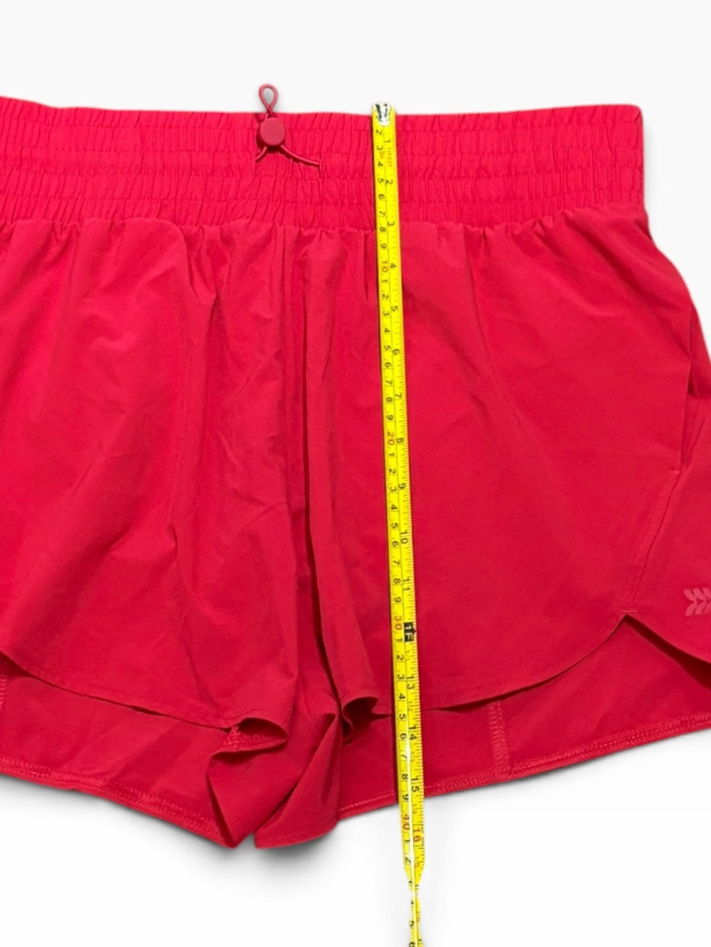 all in motion Women's Athletic Shorts Pull On- Red, Size M - Picture 4 of 6